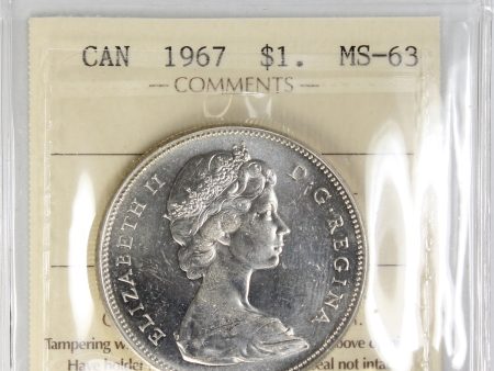 1967 Canada Dollar ICCS Certified MS-63 Online Hot Sale