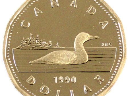 1990 Canada Loon Dollar Proof Sale