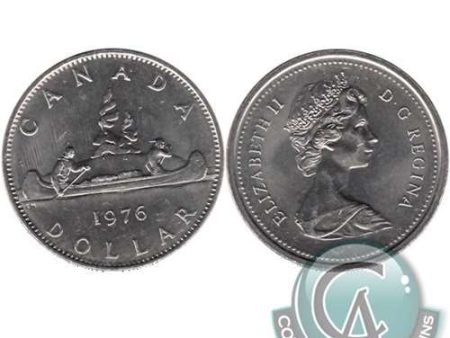 1976 Detached Jewel Canada Nickel Dollar Brilliant Uncirculated (MS-63) Sale