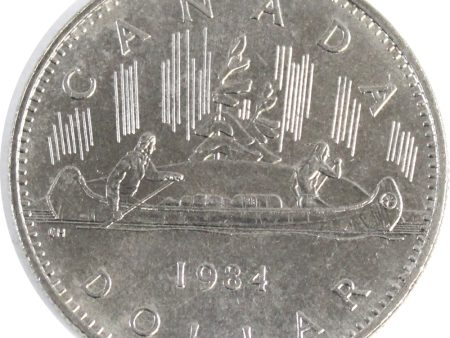 1984 Voyageur Canada Nickel Dollar UNC+ (MS-62) Cheap