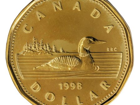 1998W Canada Loon Dollar Proof Like (Mint Set Issue Only) Hot on Sale