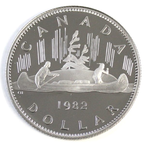 1982 Voyageur Canada Nickel Dollar Proof Fashion