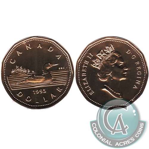 1995 Canada Loon Dollar Proof Like Fashion