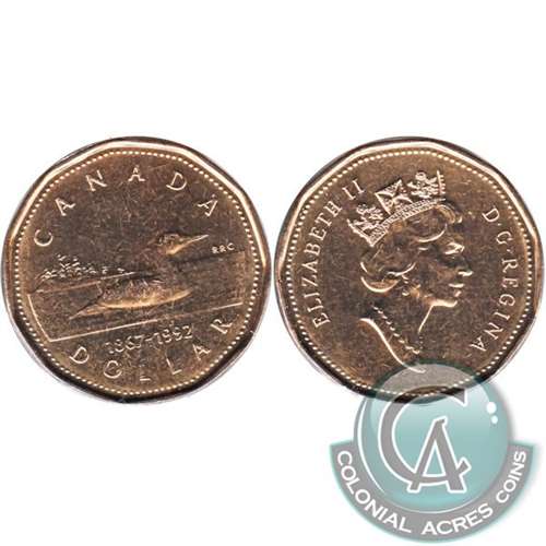 1992 Canada Loon Dollar Brilliant Uncirculated (MS-63) For Cheap