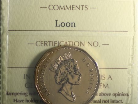 1997 Canada Loon Dollar ICCS Certified SP-67 Sale