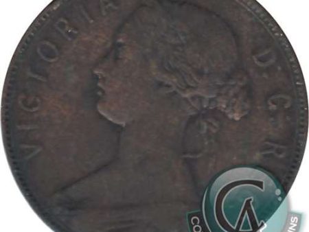 1876H Newfoundland 1-cent VG-F (VG-10) For Discount