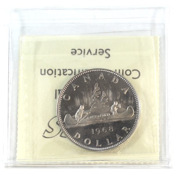 1968 Normal Island Canada Dollar ICCS Certified MS-65 Cameo Discount