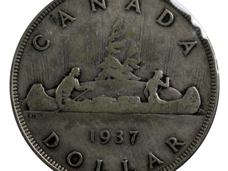 1937 Canada Dollar Very Good (VG-8) Online Hot Sale