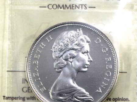 1967 Canada Dollar ICCS Certified SP-65 Cameo Online now