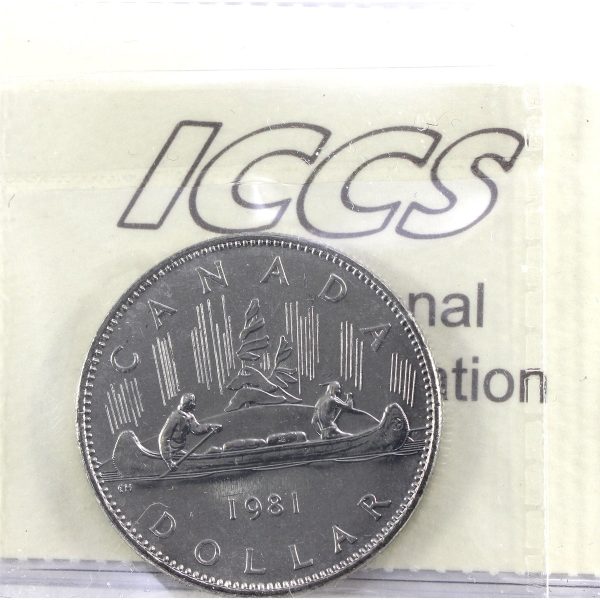 1981 Canada Nickel Dollar ICCS Certified MS-64 Cheap