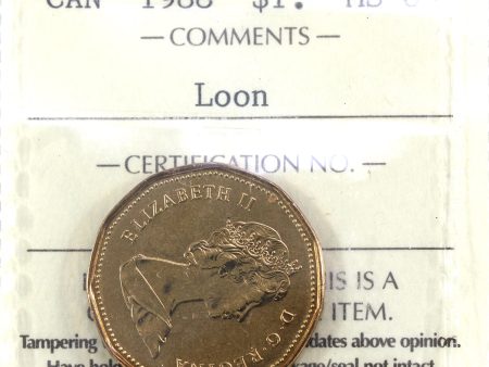 1988 Canada Loon Dollar ICCS Certified MS-65 For Sale