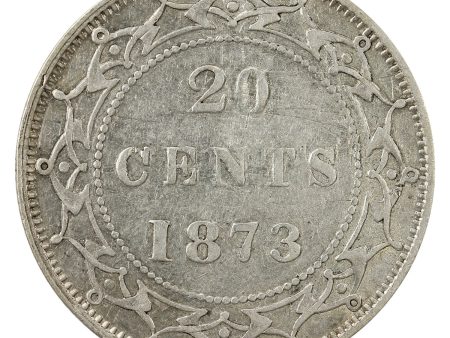 1873 Newfoundland 20-cents Very Fine (VF-20) $ Hot on Sale