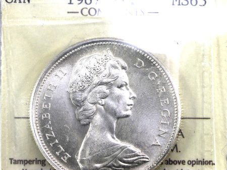 1967 Canada Dollar ICCS Certified MS-65 (XKR 247) Discount