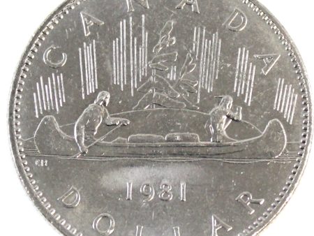 1981 Canada Nickel Dollar Brilliant Uncirculated (MS-63) Supply