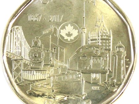 2017 Connecting a Nation Canada Dollar Brilliant Uncirculated (MS-63) Discount