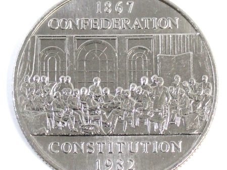 1982 Constitution Canada Nickel Dollar Brilliant Uncirculated (MS-63) Online Hot Sale