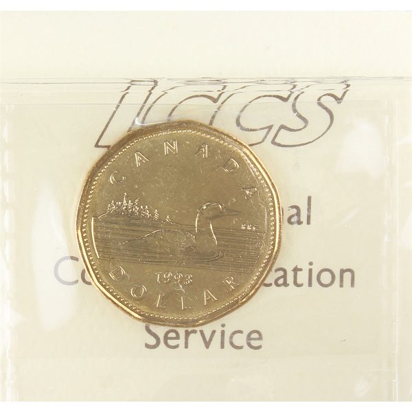 1993 Canada Loon Dollar ICCS Certified MS-65 Supply