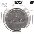 1968 Small Island Canada Nickel Dollar Almost Uncirculated (AU-50) Supply