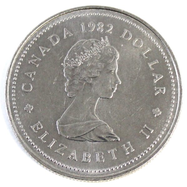 1982 Constitution Canada Nickel Dollar UNC+ (MS-62) on Sale