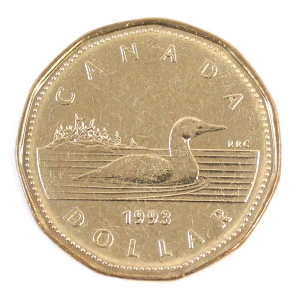 1993 Canada Loon Dollar Brilliant Uncirculated (MS-63) Supply