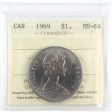 1969 Canada Nickel Dollar ICCS Certified MS-64 Online Sale