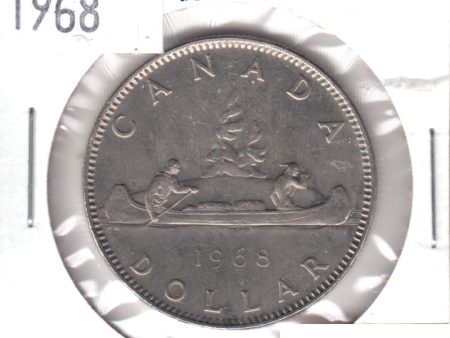 1968 Small Island Canada Nickel Dollar AU-UNC (AU-55) Online