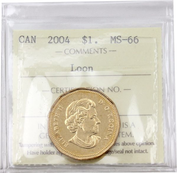 2004 Canada Loon Dollar ICCS Certified MS-66 Online Sale