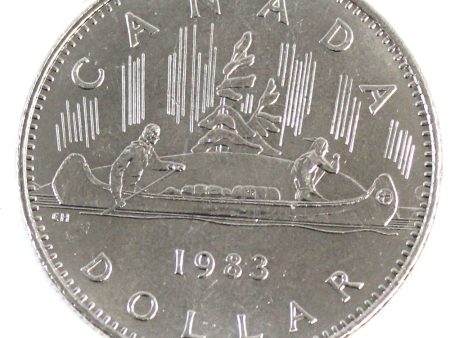 1983 Canada Nickel Dollar Uncirculated (MS-60) For Discount