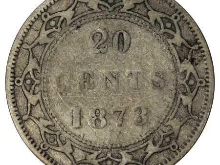 1873 Newfoundland 20-cents Very Good (VG-8) Sale