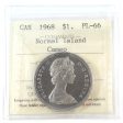 1968 Normal Island Canada Dollar ICCS Certified PL-66 Cameo For Discount