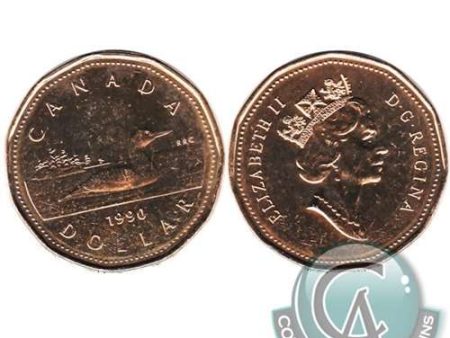 1990 Canada Loon Dollar Brilliant Uncirculated (MS-63) For Cheap