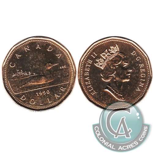 1990 Canada Loon Dollar Brilliant Uncirculated (MS-63) For Cheap