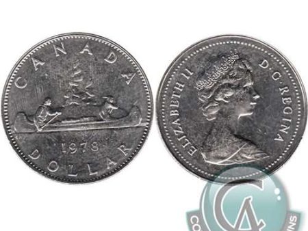 1978 Canada Nickel Dollar Uncirculated (MS-60) Online now