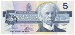 BC-56a 1986 Canada $5 Crow-Bouey, ENE, AU-UNC on Sale