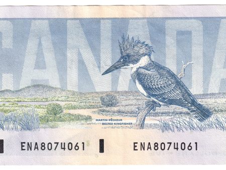 BC-56a 1986 Canada $5 Crow-Bouey, ENA, EF-AU For Sale