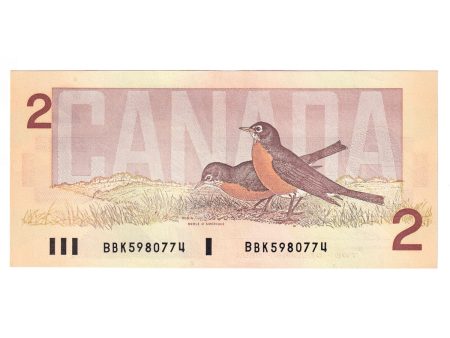 BC-55b 1986 Canada $2 Thiessen-Crow, BBK, UNC Online now