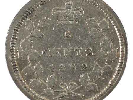 1862 New Brunswick 5-cents Very Fine (VF-20) $ For Cheap