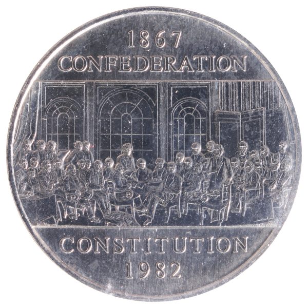 1982 Constitution Canada Nickel Dollar ICCS Certified MS-65 For Cheap