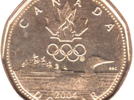 2004 Canada Olympic Loon Dollar Brilliant Uncirculated (MS-63) Discount