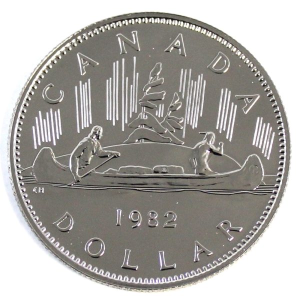 1982 Voyageur Canada Nickel Dollar Proof Like Cheap