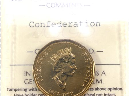 1992 Canada Confederation Dollar ICCS Certified MS-65 Supply