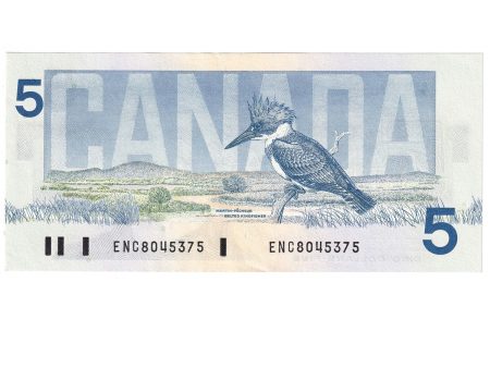 BC-56a 1986 Canada $5 Crow-Bouey, ENC, AU-UNC Online Hot Sale