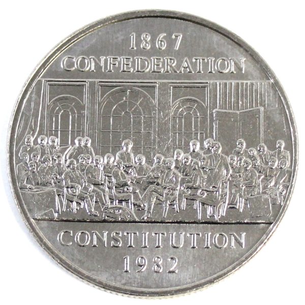 1982 Constitution Canada Nickel Dollar Choice BU (MS-64) Online now