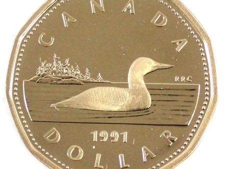 1991 Canada Loon Dollar Proof Cheap