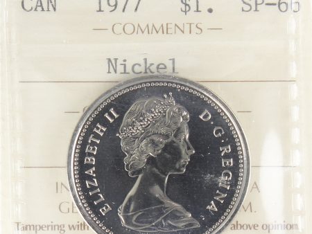 1977 Canada Nickel Dollar ICCS Certified SP-66 Online