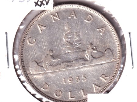 1935 2x XXV Canada Dollar Very Fine (VF-20) Hot on Sale