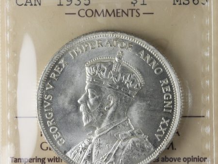 1935 Canada Dollar ICCS Certified MS-65 (XMY 630) For Discount