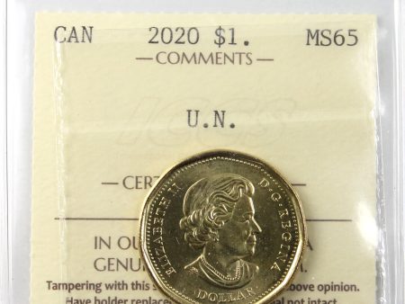 2020 United Nations Canada Dollar ICCS Certified MS-65 Online