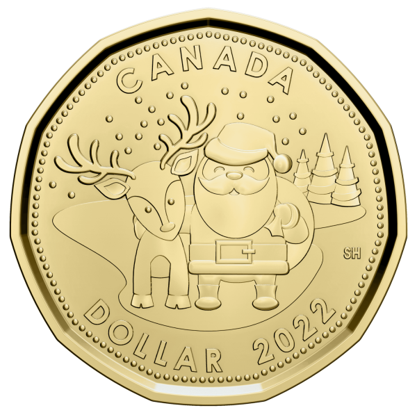 2022 Holiday Canada Loon Dollar Brilliant Uncirculated (MS-63) Discount