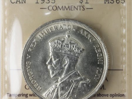 1935 Canada Dollar ICCS Certified MS-65 (XMY 627) Cheap